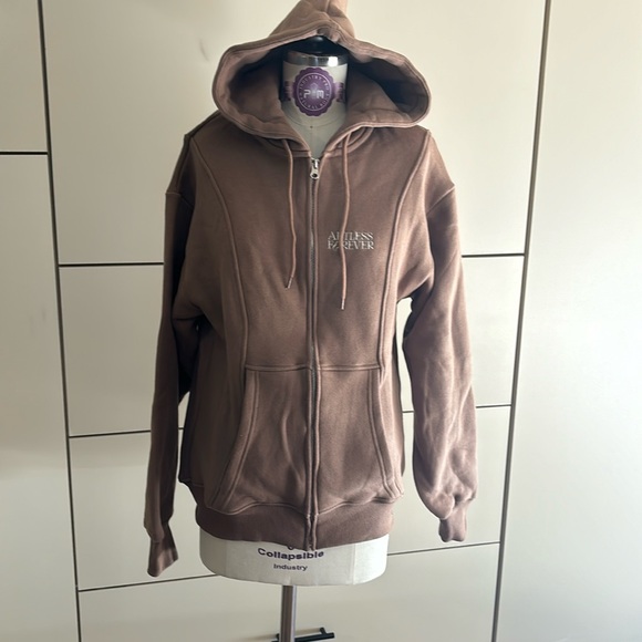 Hoodie sweater front pockets front zipper - Picture 1 of 2